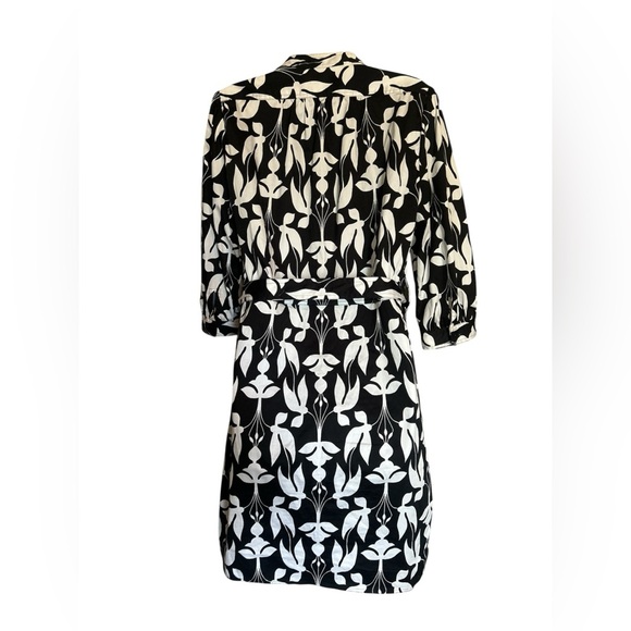 Etcetera Black and White 3/4 Sleeve Dress - Picture 5 of 8
